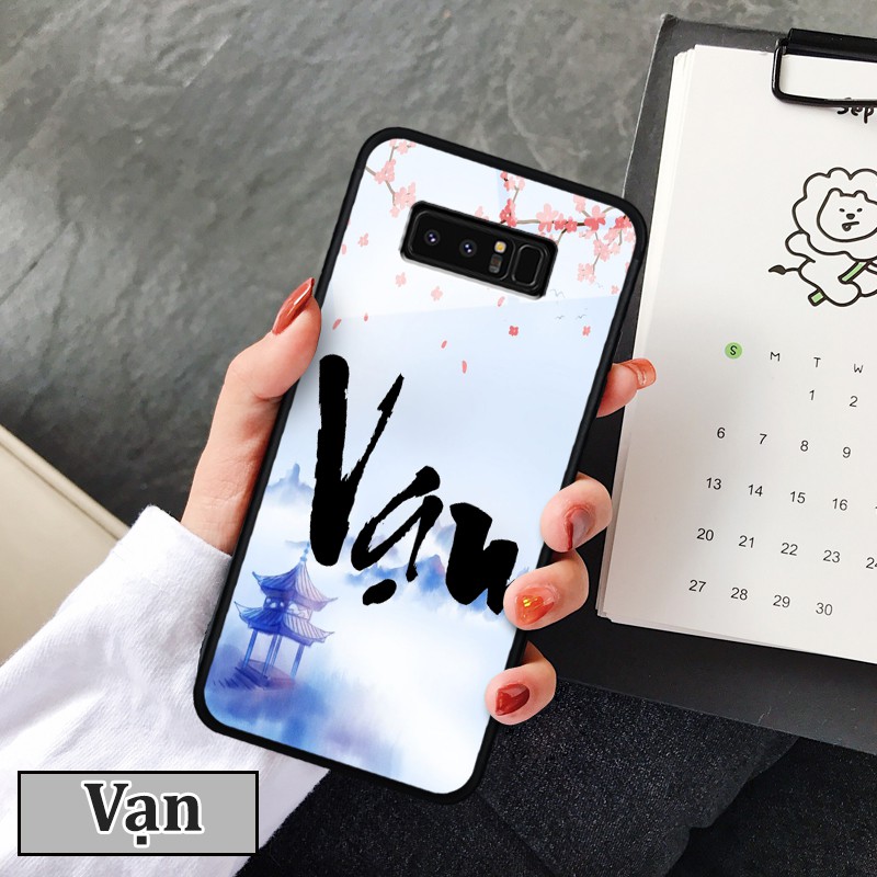 Ốp lưng Samsung Galaxy Note 8 - In chữ thư pháp