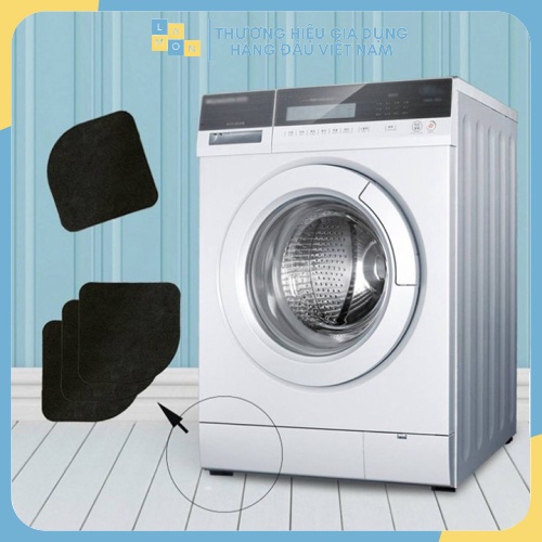 Set 4 miếng đệm xốp kê chân máy giặt chống rung và giảm thiểu tiếng ồn 88221 Thahlun207