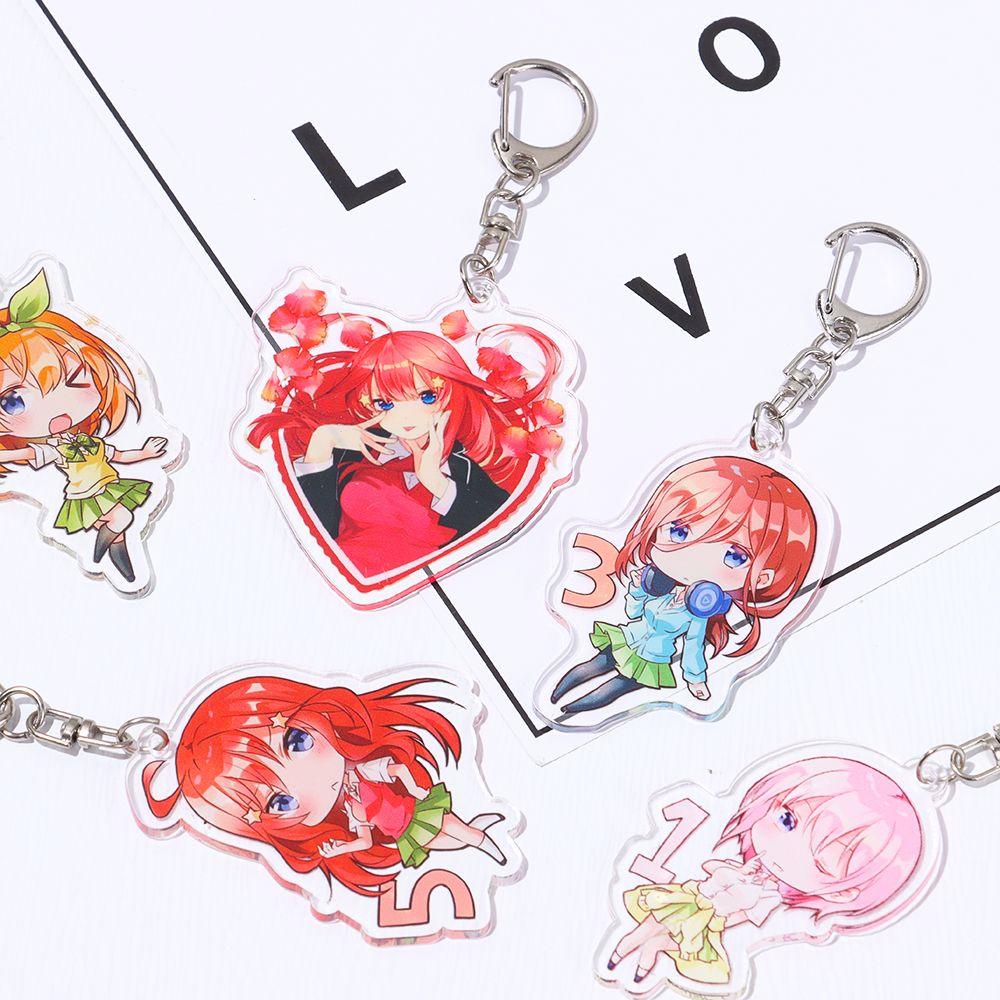 Móc Khóa Hình Nhân Vật Yotsuba Miku Ichika Nino