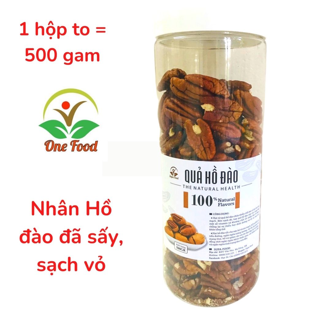 Nhân Hồ Đào - HỒ ĐÀO Chuẩn Mỹ Sấy Chín Nguyên Vị - OneFood68