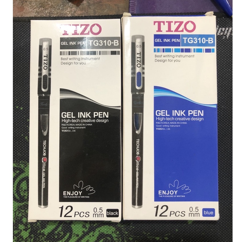 Bút bi nước TIZO nét 0.5mm (12 cái/1 hộp)