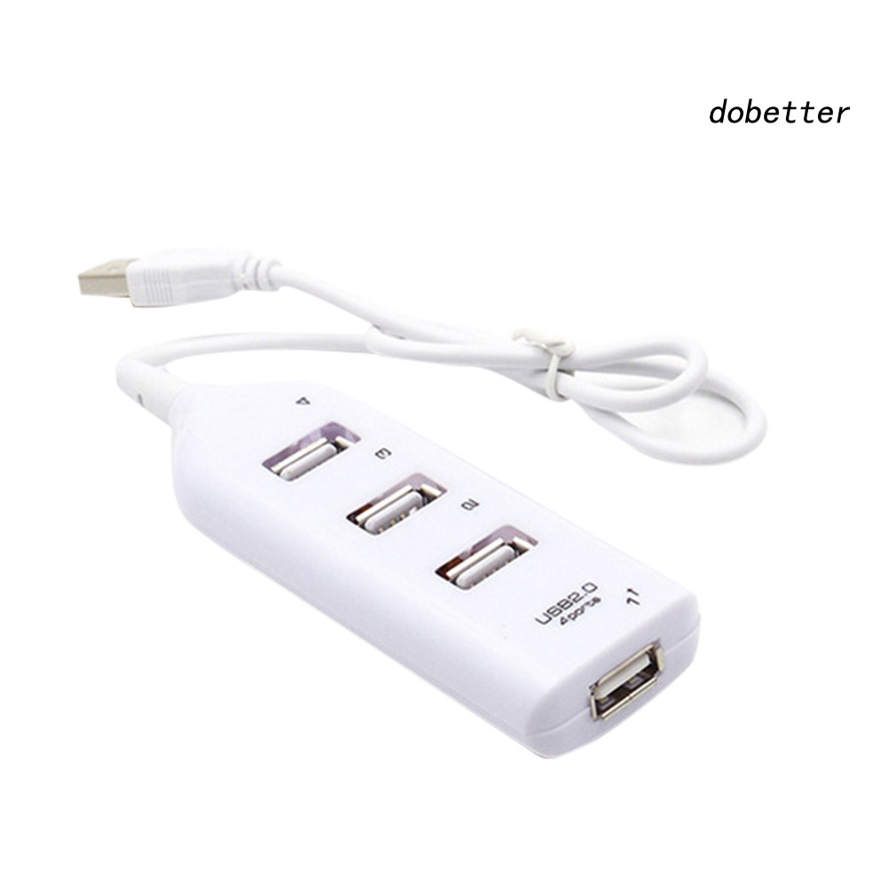 Bộ chia 4 cổng Usb 2.0 nhỏ gọn tiện lợi thích hợp cho Laptop Macbook