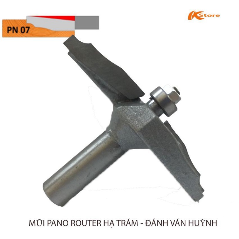 MŨI PHAY VÁN HUỲNH CỬA PN07 - MŨI PANO ROUTER HẠ TRÁM - ĐÁNH VÁN HUỲNH