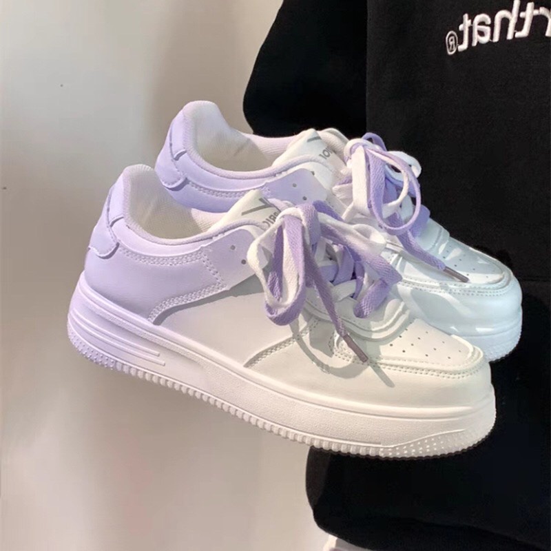 Giày thể thao sneaker buộc dây loang màu phong cách hàn quốc cực hót trend mã T2