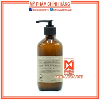 Dầu gội siêu mượt tóc OWAY SILK'N GLOW HAIR BATH 240ml chính hãng