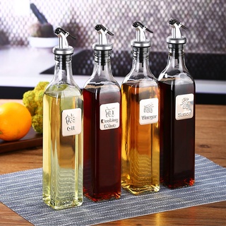 Chai đựng dầu ăn, nước mắm, chất liệu thủy tinh an toàn sức khỏe 500ml