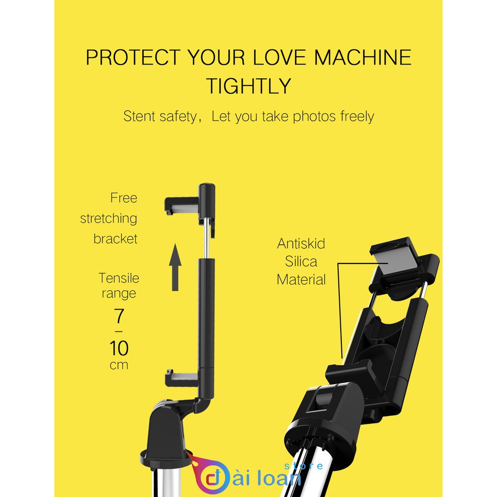 ◑Gậy tự sướng Bluetooth K07 có chân t | BigBuy360 - bigbuy360.vn