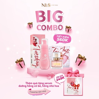 Combo sayno, anti tuesday nls, dung dịch vệ sinh, xịt khử mùi, serum dưỡng nls