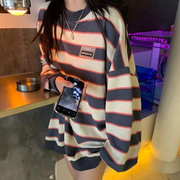 Áo sweater nỉ KOMBOH dáng rộng unisex phong cách Ulzzang Hàn Quốc cho nam nữ KẺ NGANG  K09 | BigBuy360 - bigbuy360.vn