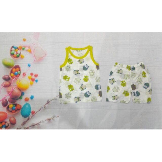 Bộ cotton giấy bé trai bé gái