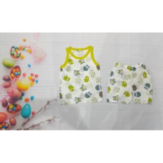 Bộ cotton giấy bé trai bé gái