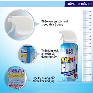 bình xịt lạnh thể thao