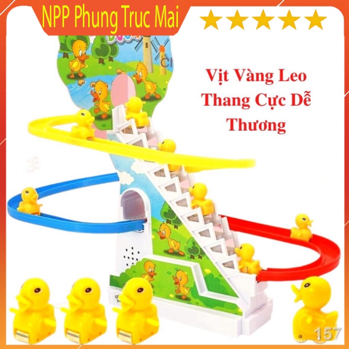 Đồ Chơi Cầu Trượt Vịt Vàng Leo Thang Siêu Dễ Thương Cho Bé Vui Chơi Giải Trí - Shop Bố Mốc NPP Phung Truc Mai