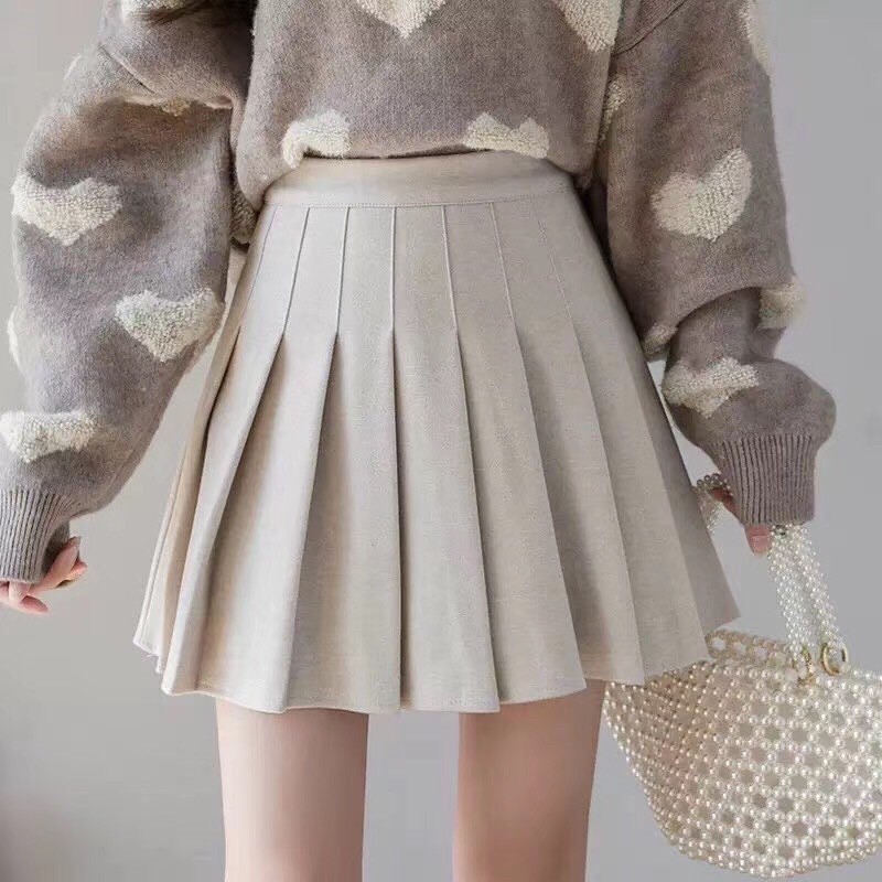 chân váy dạ xếp li | BigBuy360 - bigbuy360.vn