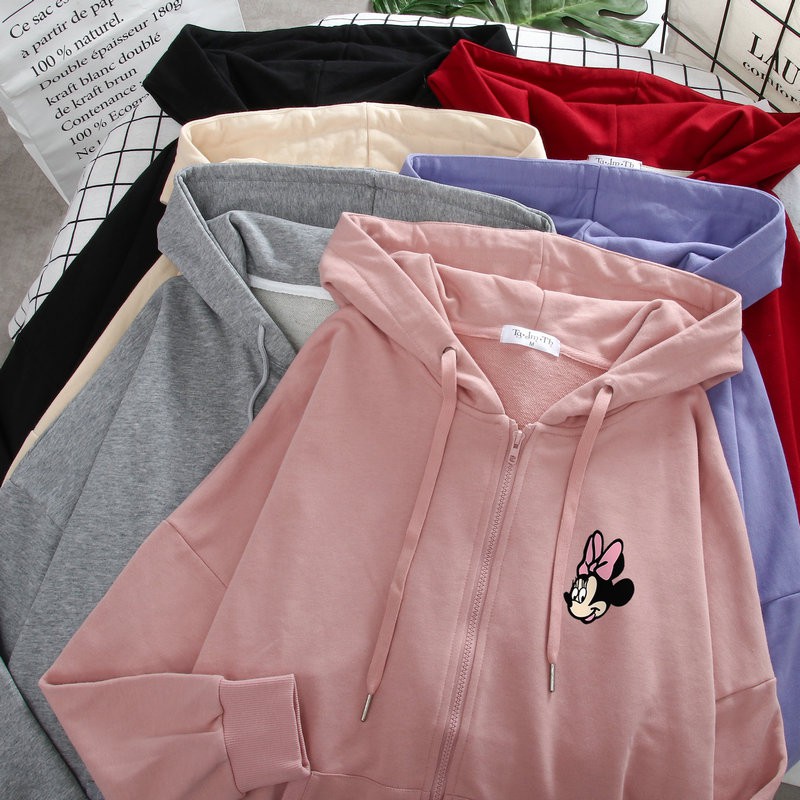 Áo khoác nỉ logo Micky nơ HARI1120