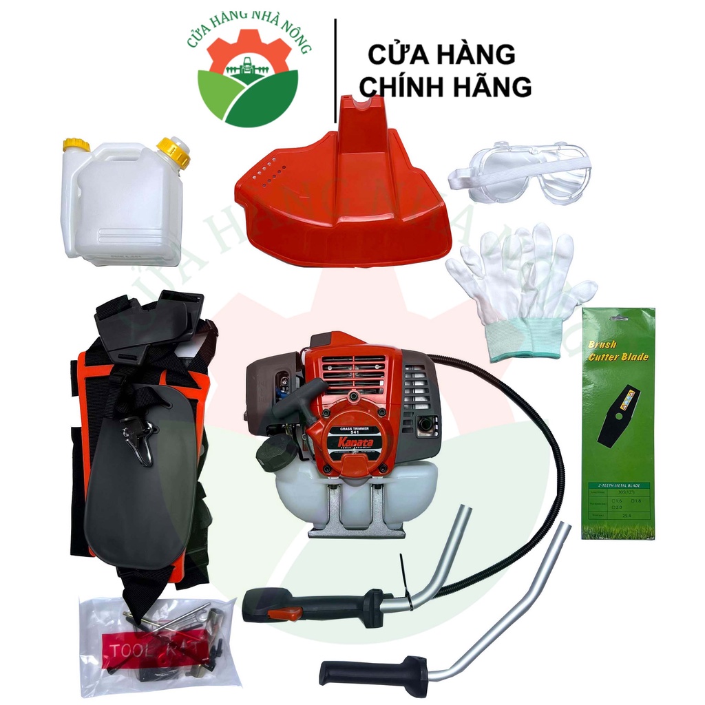 Máy cắt cỏ KANATA 541RS 41,5cc bình xăng con WALBRO MADE IN JAPAN (Có khuyến mãi)