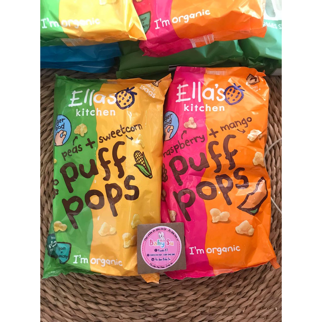 Bánh ăn dặm Ella’s kitchen Puff pops 10tháng