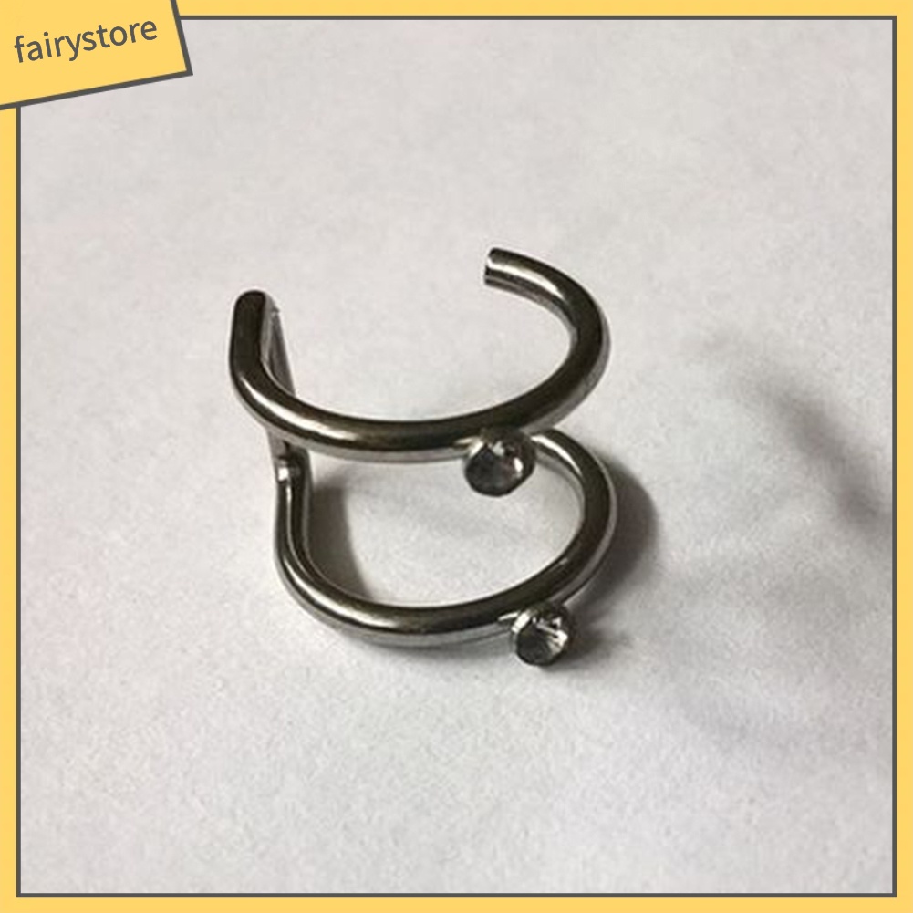 1 Khuyên Vành Tai Đính Đá Thời Trang Cho Nữ