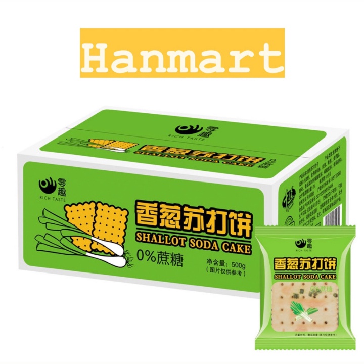 Bánh quy vị hành lá Liangpin bánh mặn ít đường