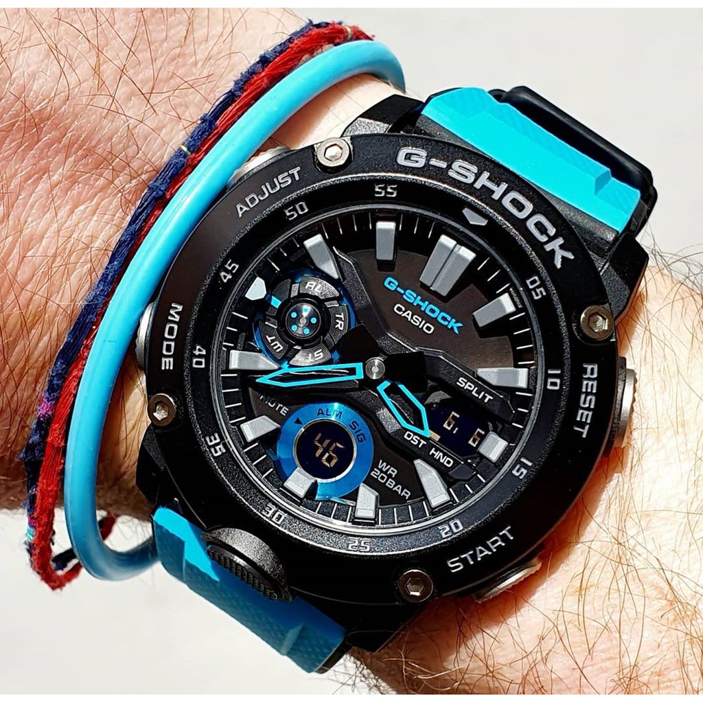 Đồng hồ Nam Dây Nhựa Casio G-Shock GA-2000-1A2 chính hãng bảo hành 5 năm Pin trọn đời | BigBuy360 - bigbuy360.vn