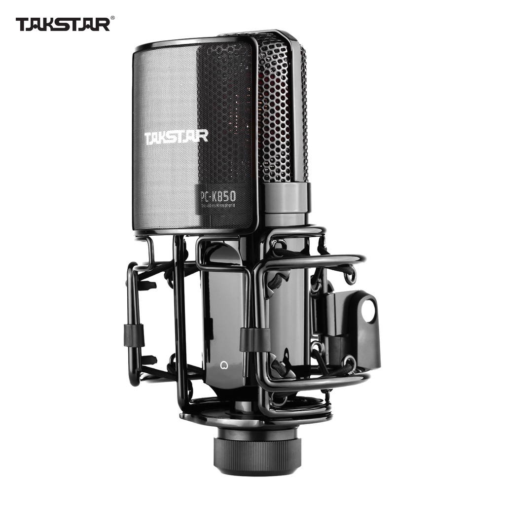 Takstar PC K850 Mic Thu Âm Hàng Loại 1, Thiết Kế Sang Trọng, Chuyên Hát Livestream, Thu Âm Đỉnh Cao. Bảo Hành 12 Tháng.