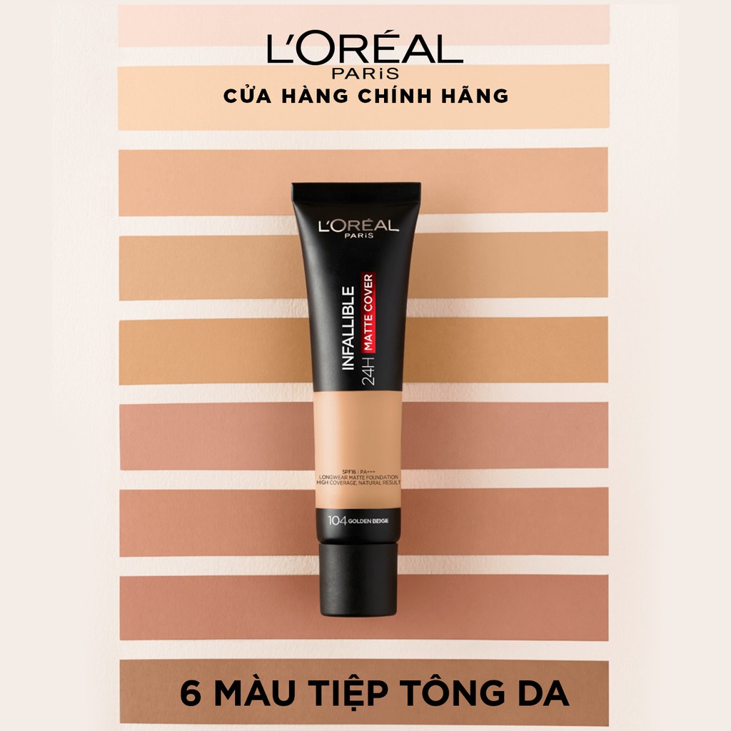 Kem nền lâu trôi L’Oreal Paris Infallible 24H MATTE COVER 35ml | BigBuy360 - bigbuy360.vn