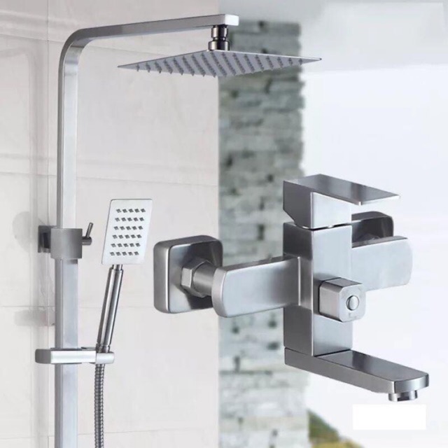 SEN CÂY TẮM NÓNG LẠNH INOX SUS 304 - SEN CÂY ĐỨNG NÓNG LẠNH INOX 304