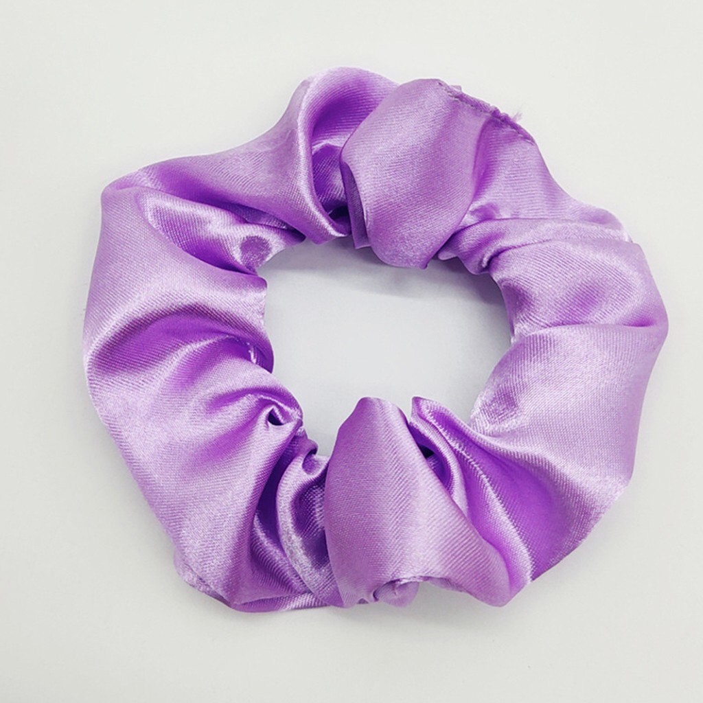 1 Dây Cột Tóc, Buộc Tóc Vải Scrunchies Siêu Xinh Dễ Thương