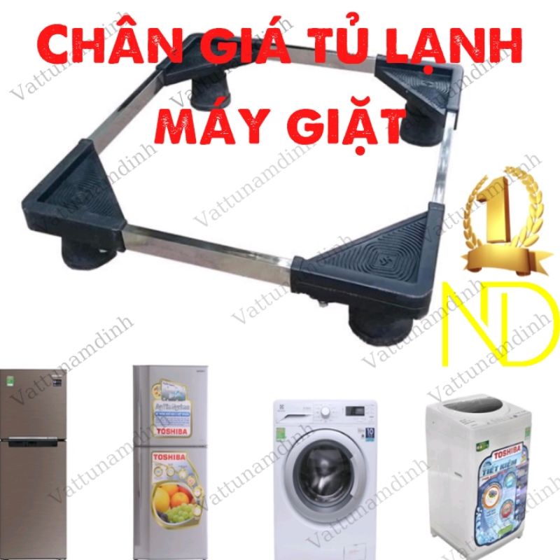 Bộ giá kệ máy giặt tủ lạnh đa năng lắp cho nhiều loại