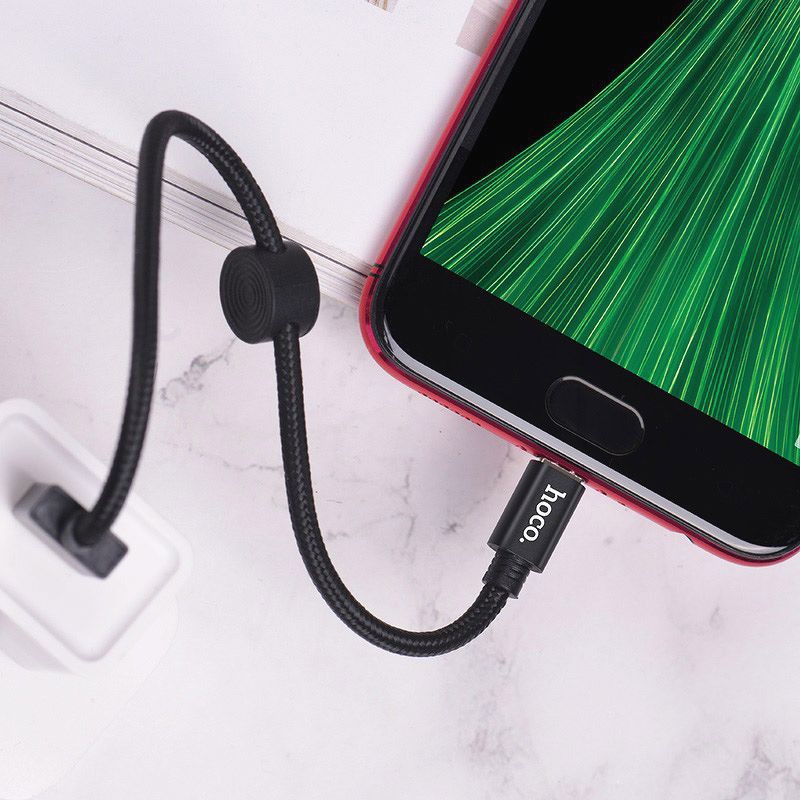 Cáp Sạc Nhanh Micro-USB Hoco X35 Ngắn 25CM - Cho Android, Samsung, Xiaomi, Oppo,... [CHÍNH HÃNG]