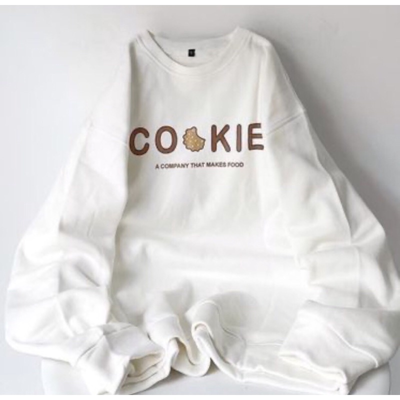 [VIDEO ẢNH THẬT] Áo Sweater Cookie Hoạt Hình Cute Unisex Nam Nữ -Áo Nỉ Ulzzang Chất Nỉ Ngoại Đẹp | BigBuy360 - bigbuy360.vn