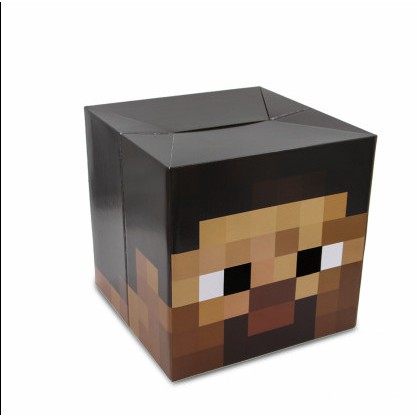Đầu hóa trang nhân vật Steve Minecraft cực ngầu