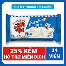 Phô mai viên con bò cười BELCUBE nhiều canxi hơn cho bé - date mới