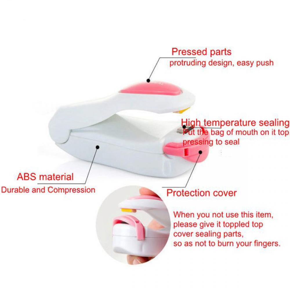 UPLUCKEY Máy hàn miệng túi mini bảo quản thực phẩm
