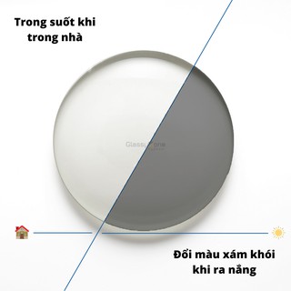 TRÒNG KÍNH CẬN, MẮT KÍNH CẬN ĐỔI MÀU KHI RA NẮNG THỜI TRANG CHỐNG TIA UV GLASSYZONE