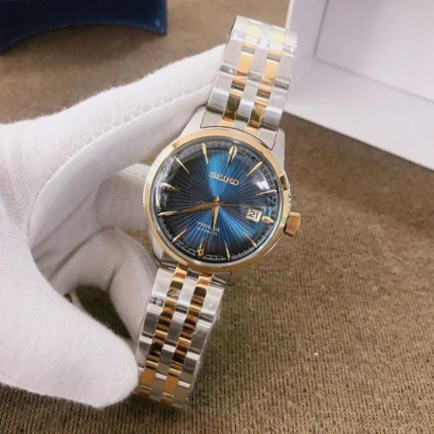 sale Đồng hồ nam seiko presage B41J1 cơ tự động vỏ thép không rỉ full hộp