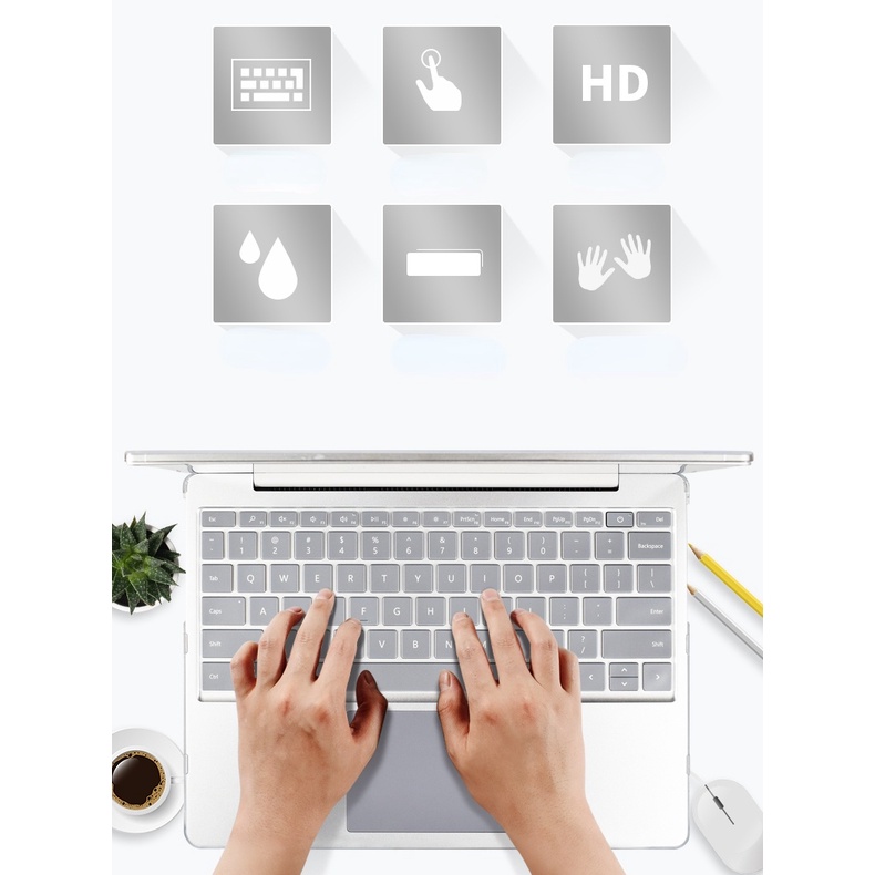 Miếng Dán Bảo Vệ Bàn Phím Cho Laptop Microsoft Surface Laptop Go 12.4 "