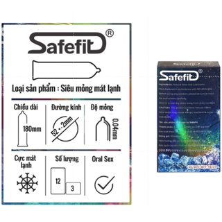 Bao Cao Su SafeFit - Freezer Max