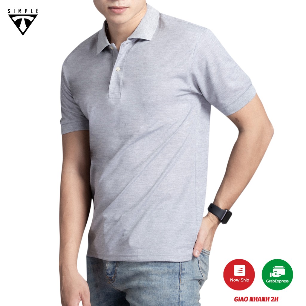 Áo Polo Nam cổ bẻ TSIMPLE cổ trụ tay lỡ vải thun cá sấu Cotton thời trang, chuẩn form, sang trọng lịch lãm màu Đỏ | BigBuy360 - bigbuy360.vn