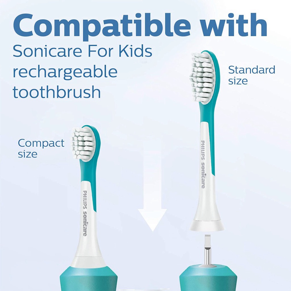 [Hàng Mỹ] Đầu bàn chải điện trẻ em Philips Sonicare Kids dành cho trẻ em