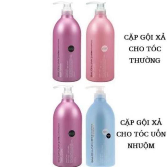 Dầu gội dầu xả Salonlink dầu gội cặp cho tóc hư tổn tóc nhuộm nội địa Nhật - Maneki