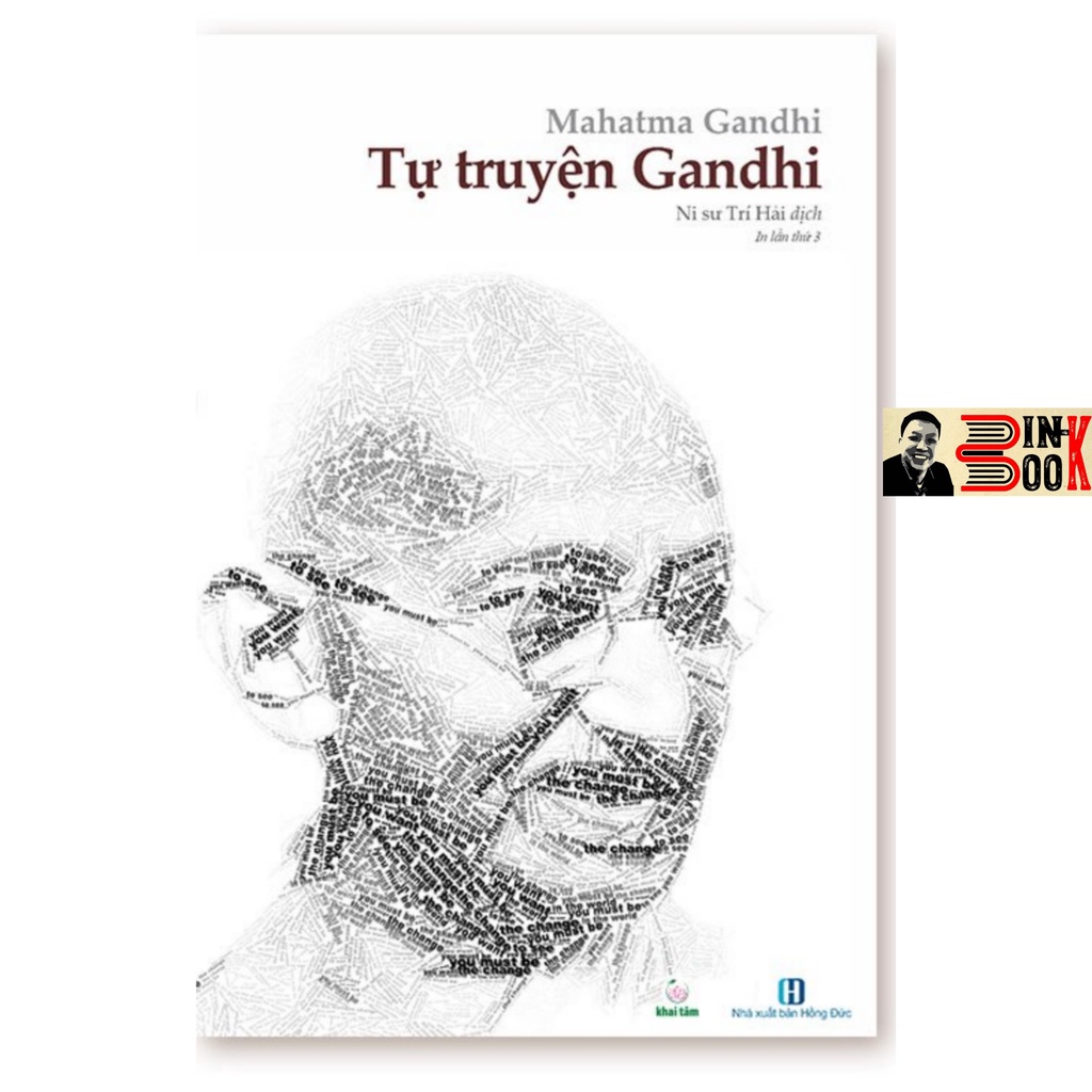 Sách - Tự Truyện Gandhi - Ni sư Trí Hải dịch - Bình Book - Bìa Mềm