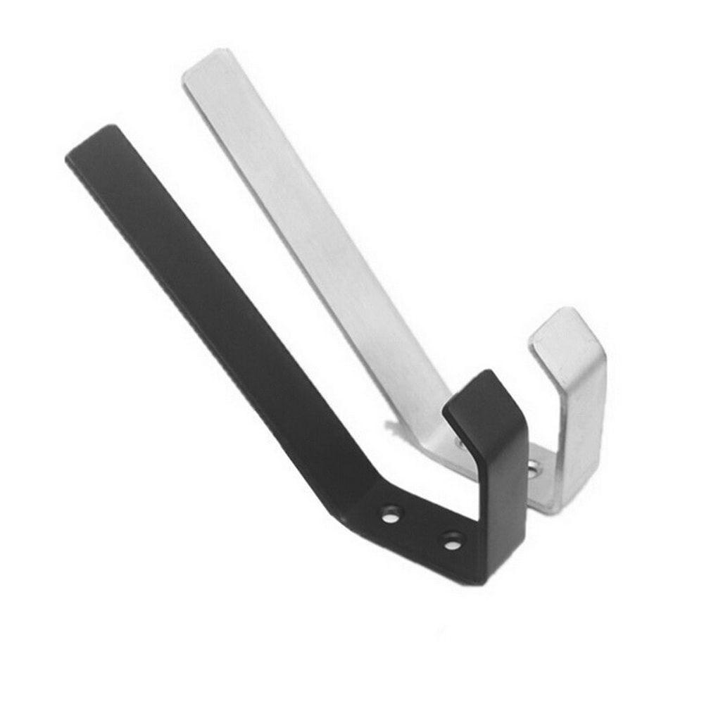 Móc Treo Khăn / Nón Bảo Hiểm Đa Năng Màu Đen Tiện Dụng Cho Phòng Khách / Xe Máy|Giá Đỡ Trưng Bày Mũ Bảo Hiểm Gắn Tường Tiện Lợi
