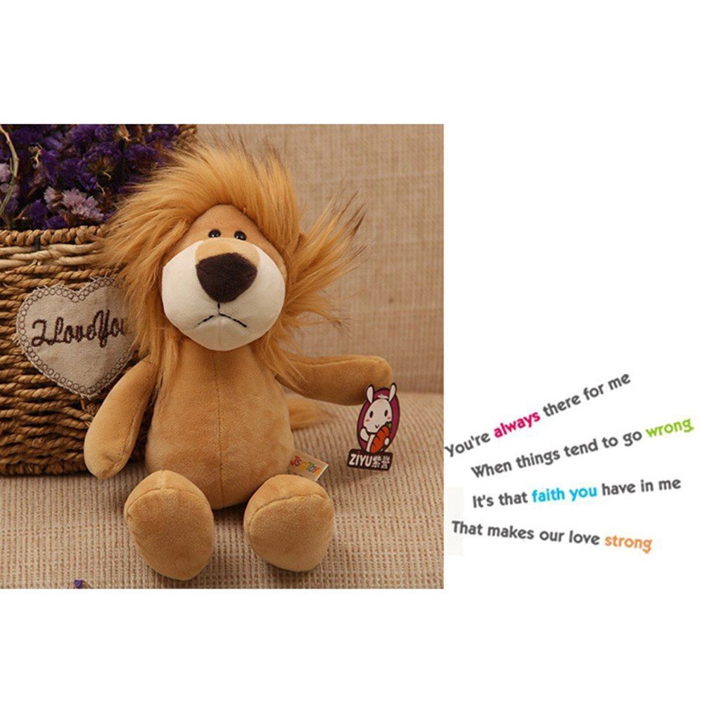 Thú nhồi bông sư tử nhồi bông đáng yêu