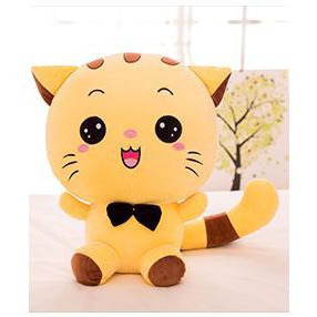 Gấu Bông Mèo Mặt Bự Mắt Tròn Siêu Cute Chất Cotton Nhồi Bông Cao Cấp Siêu Êm Siêu Mềm - Hàng Có Sẵn size 25-35-50 cm