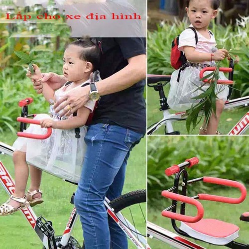 Ghế ngồi trẻ em lắp trên xe đạp