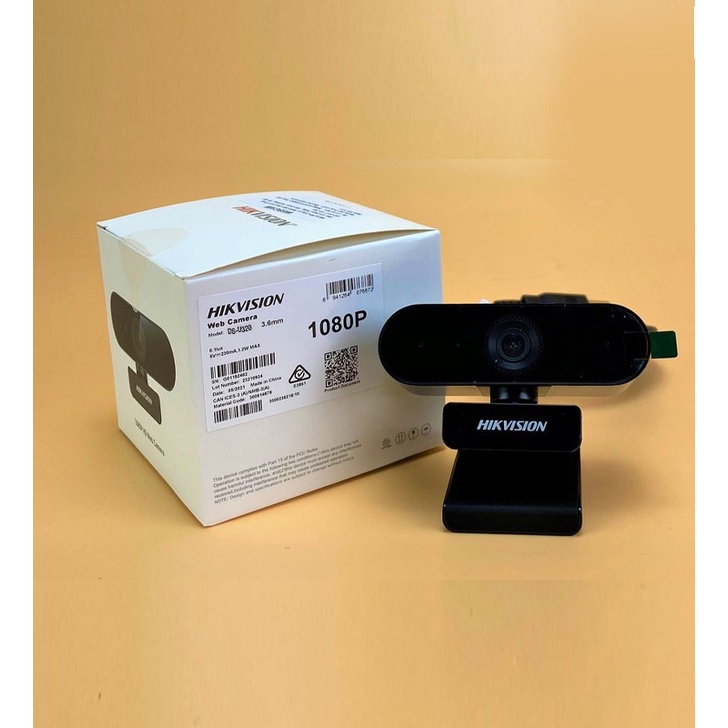Webcam Kẹp Màn Hình Hikvision DS-U02 2Mp Full HD 1080P Có Mic - Hàng Chính Hãng,Chất Lượng Cao
