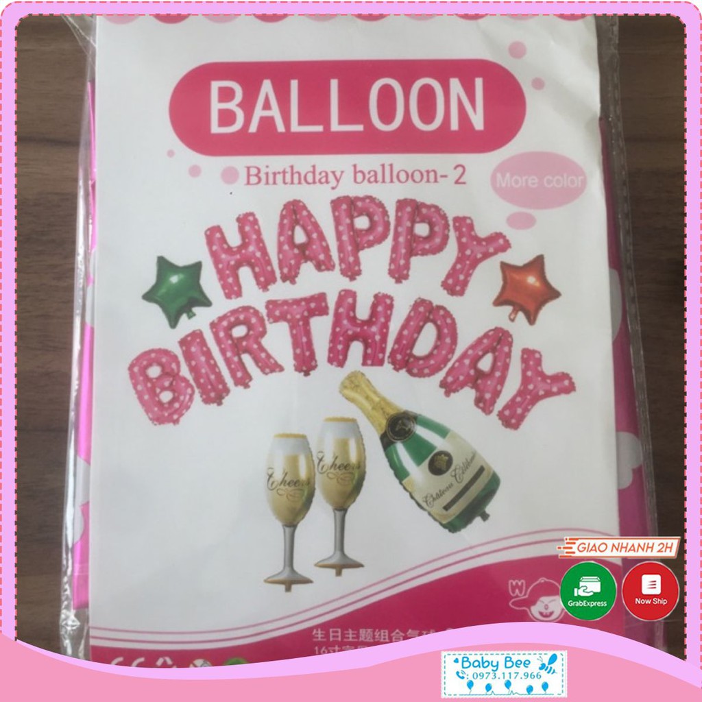 Set bóng HAPPY BIRTHDAY-2