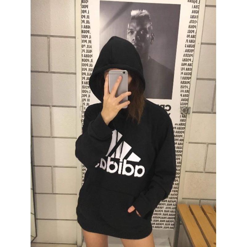 [Mã FAMAYMA giảm 10K đơn từ 50K] [Auth]Áo Khoác Unisex ADIDAS MH BOS PO FT Hoodie DQ1461( Săn Sale )