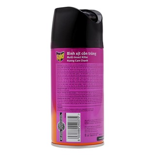 Xịt Côn Trùng Raid Hương Cam Chanh (300ml)